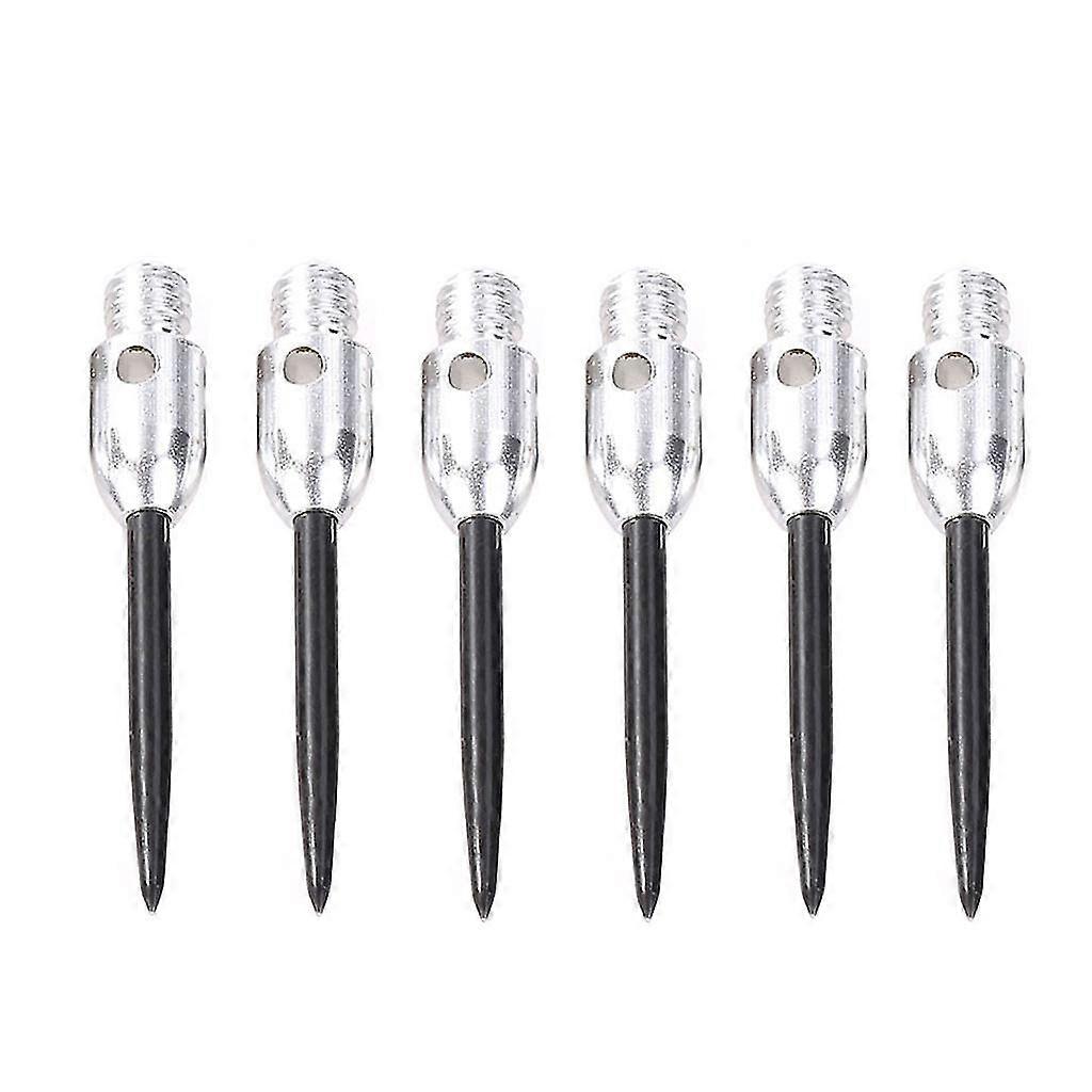 6pcs 2ba Thread Dart Steel Tip Professional Replaceable Non-drop Club Game Gold