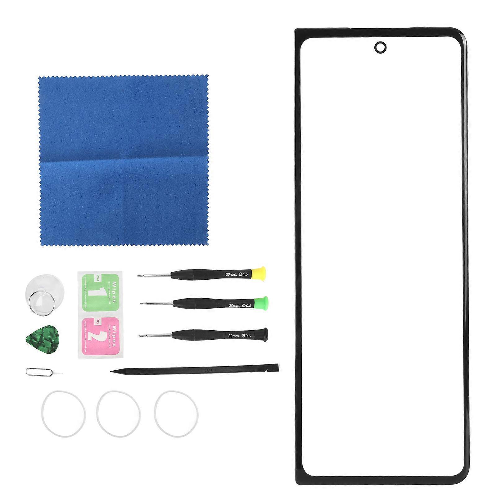 Kit de réparation de vitre avant pour Z Fold 3 5G F926, accessoires complets, pièces de rechange pour téléphone avec adhésif OCA