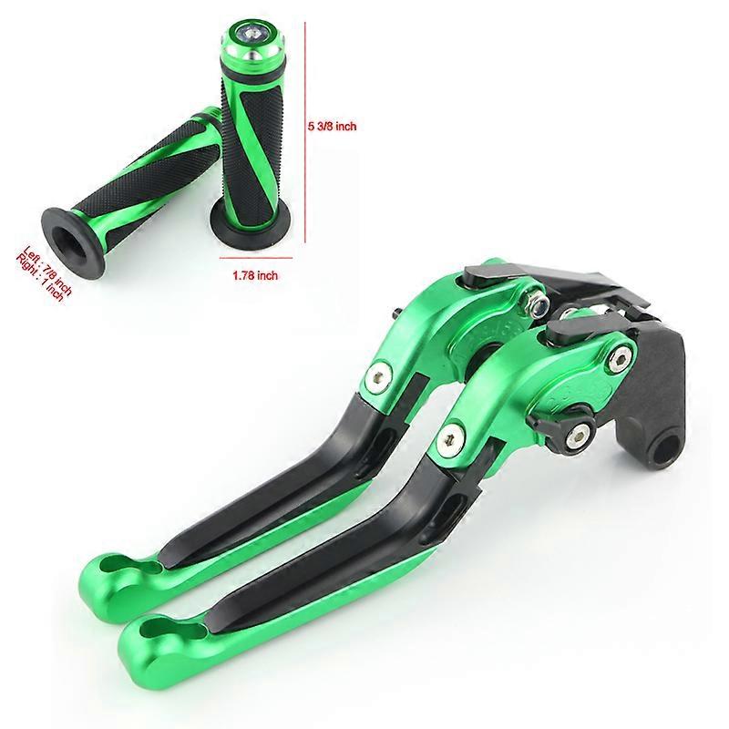 CNC Adjustable Foldable Clutch Levers Handlebar Grip Fit For Kawasaki Z1000 2007 2008 2009 2010 2011 2012 2013 2014 2015 2016