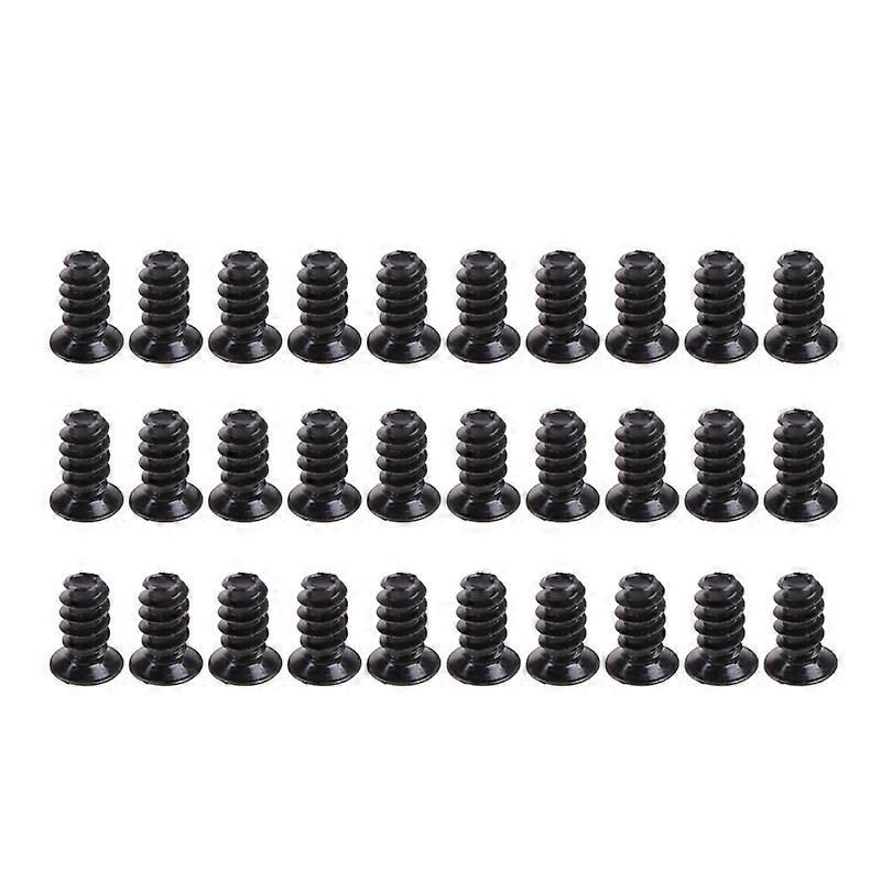 30 Pcs Radiator Screw PC for Case Cooling Cooler Flat for Head Tapping Screw Set
