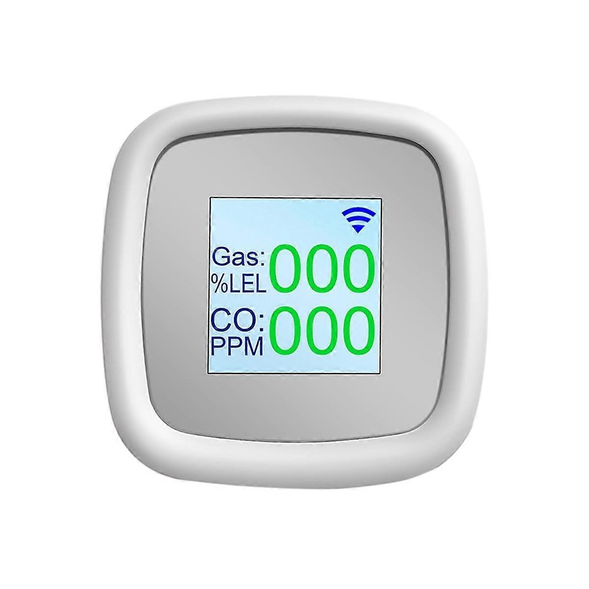 Tuya WIFI Combustible Gas Detector Gas Alarm Digital Gas Detection Sensor Sound Alarm Smart Air Qua