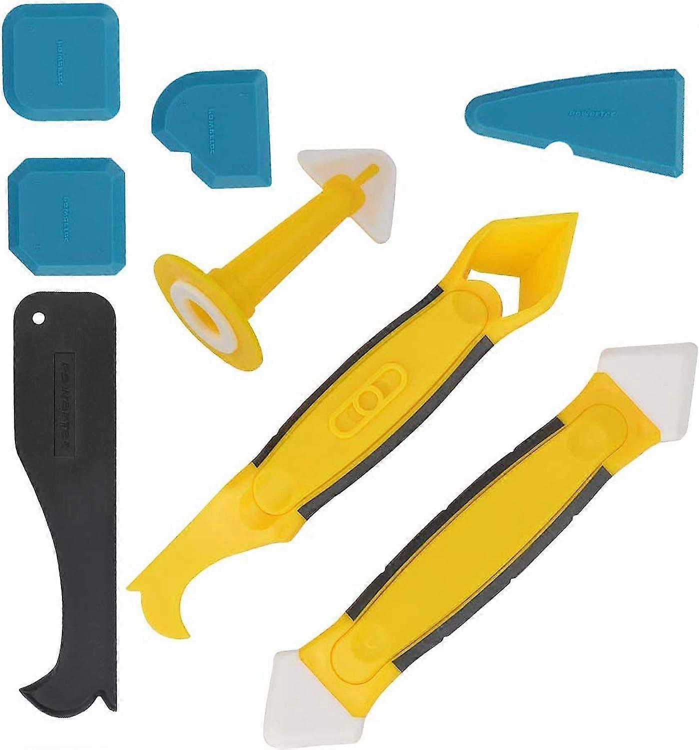 8 Pieces Silicone Sealant Smoothing Tool Caulking Grout Tool,Caulking Decorators 