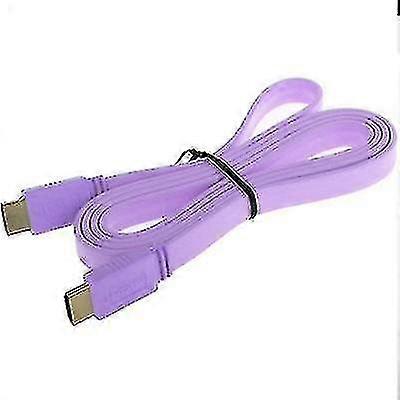 Hdmi Plated 19pin Flat Cable Version Gold Support 1.8m