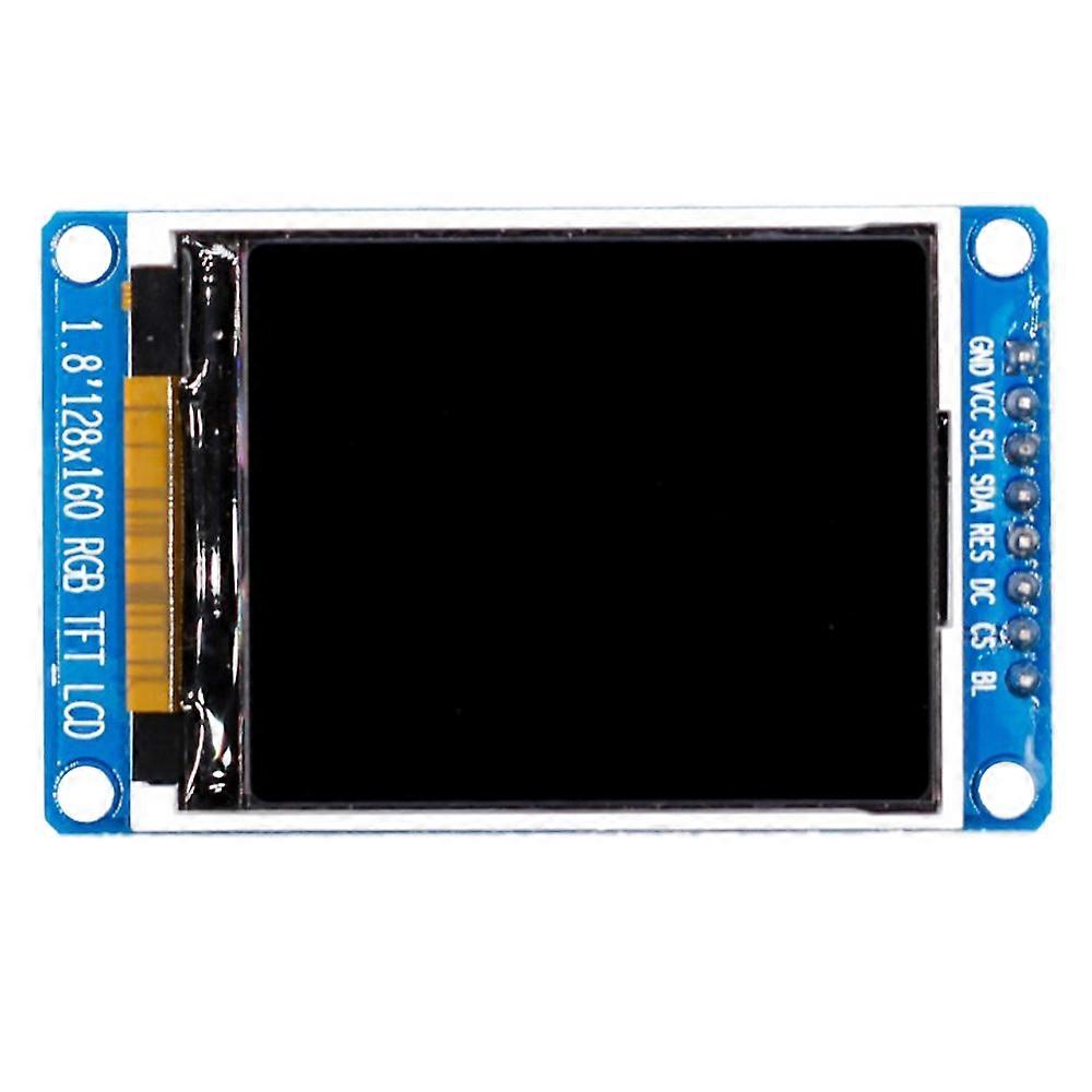 1,8-Zoll-LCD-Anzeigemodul Vollfarbiges 128x160 RGB SPI TFT LCD-Anzeigemodul ST7735S 3,3 V ersetzen OLED-Netzteil