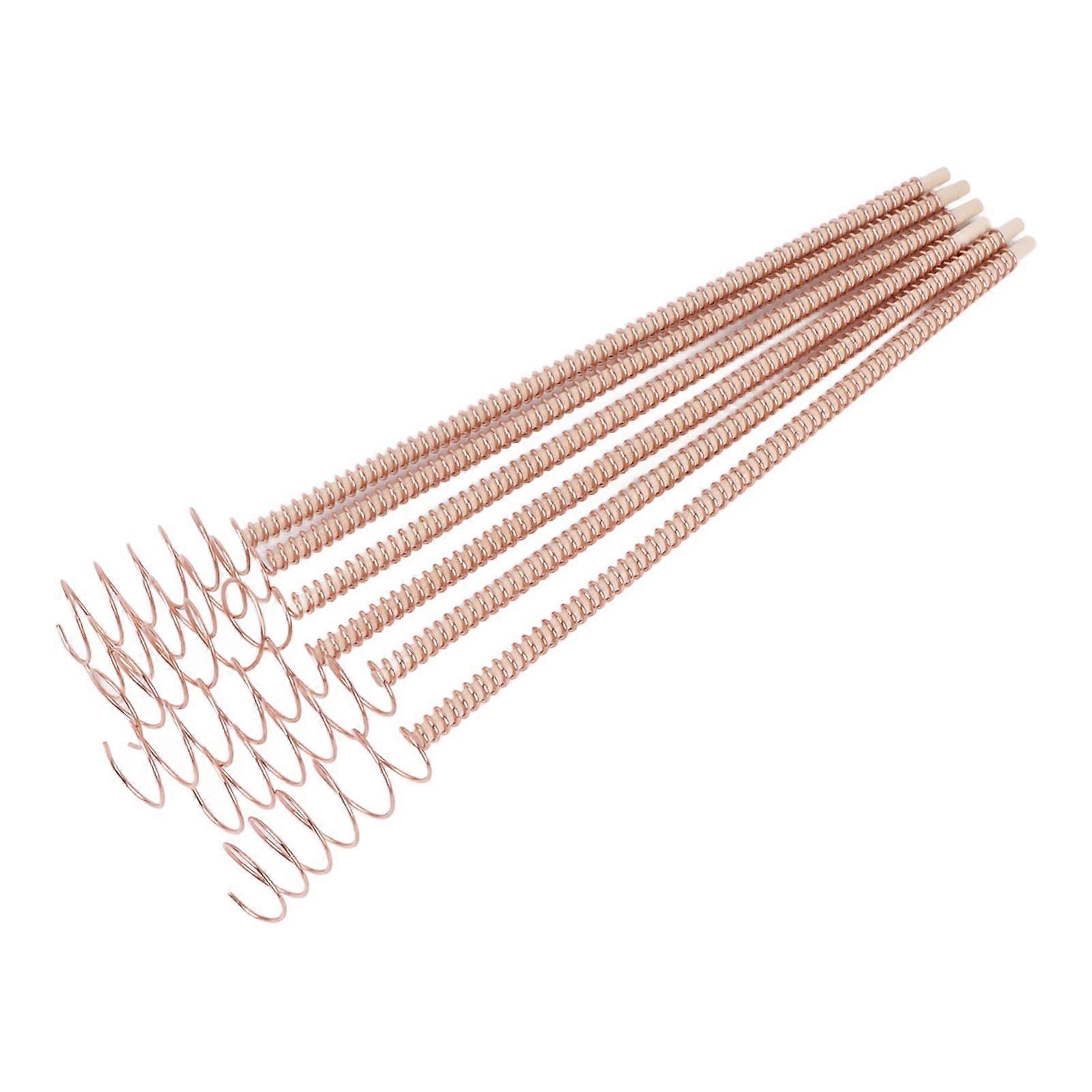 6PCS 전기 재배 식물 말뚝 12인치 천연 나무 말뚝 순수 구리 코일 원예 안테나로 포장 호환 재배 정원 식물 식물 식물