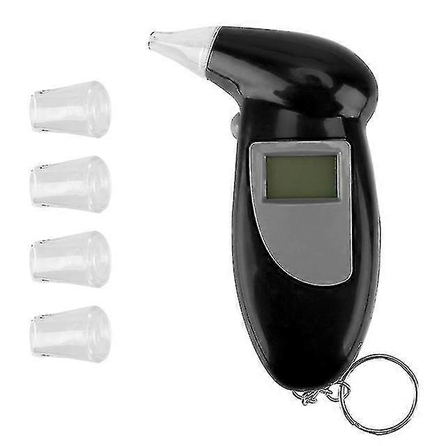 Alcohol Breath Tester Handheld Alcohol Tester Digital Alcohol Detector Breathalyzer Police Alcotest Backlight Display