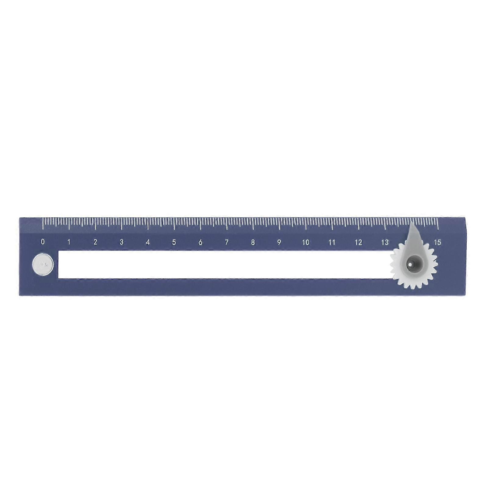 High Accurate Student Drawing Compass Ruler - Two in One Learning Tool Blue