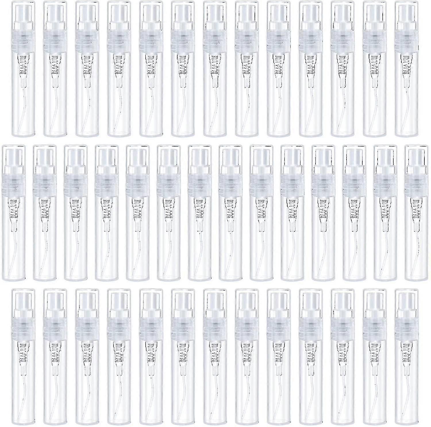40 Pz Mini Flacone Spray Atomizzatore Profumo Vuoto Bottiglia di Profumo Trasparente 3ml