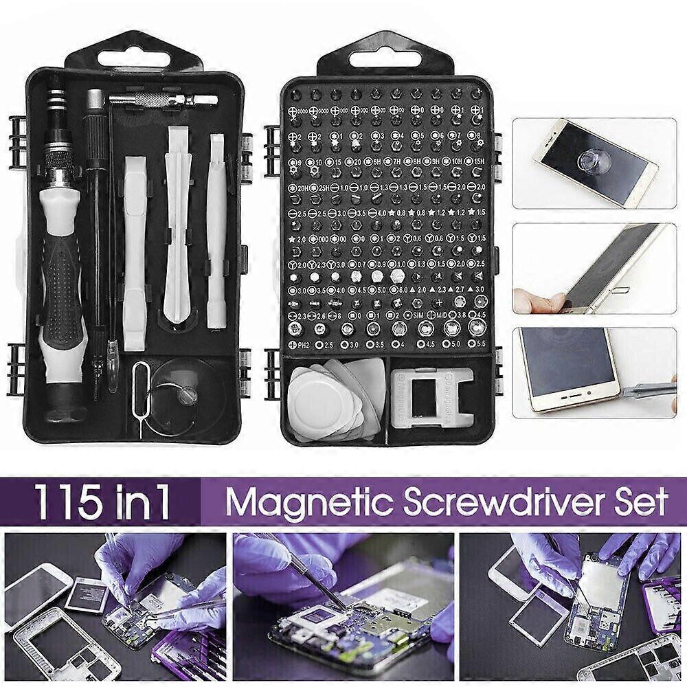115 IN 1 Precision Screwdriver Set Torx Computer PC Phone Watch Repair Tool Kit,100% New