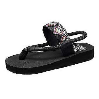 Sandalen Kid's Soft Top Rubber W/neopreen riem en backstrap "zwart 37"-ZZY