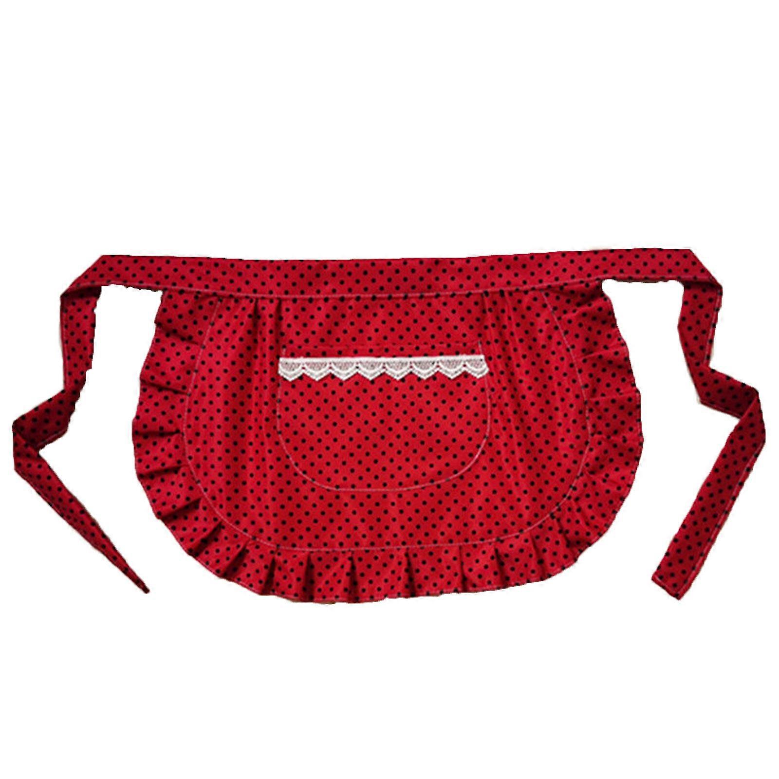 Șorț de talie 100% bumbac alb retro vintage de înaltă calitate!