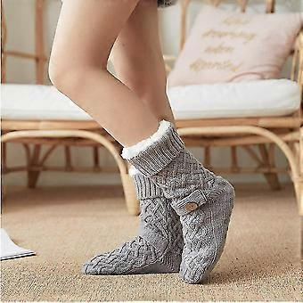 Women Winter Cozy Fuzzy Sherpa Fleece-lined Warm Thermal Non