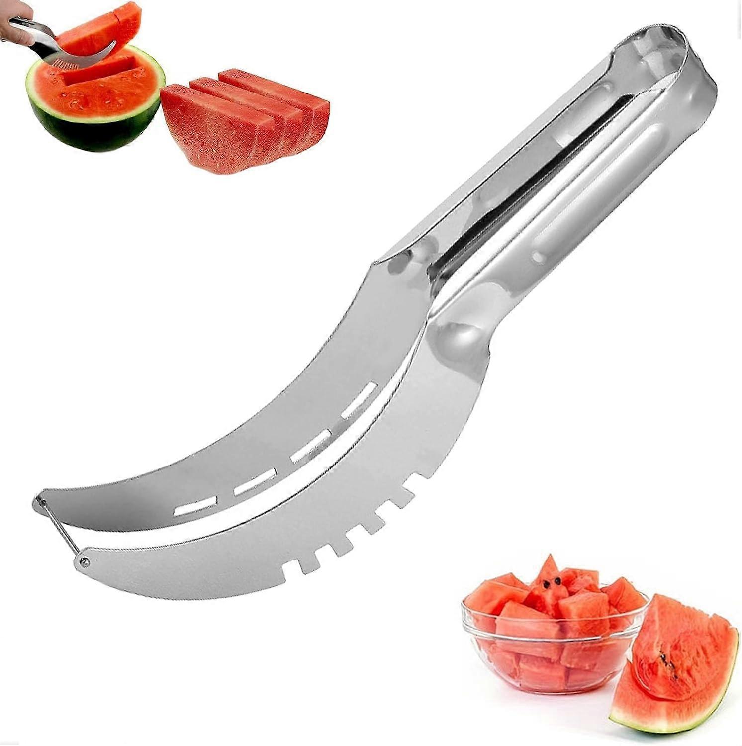 Watermelon Slicer Cutter Knife Server Corer Scoop Kitchen Knife Tools,50% Offer