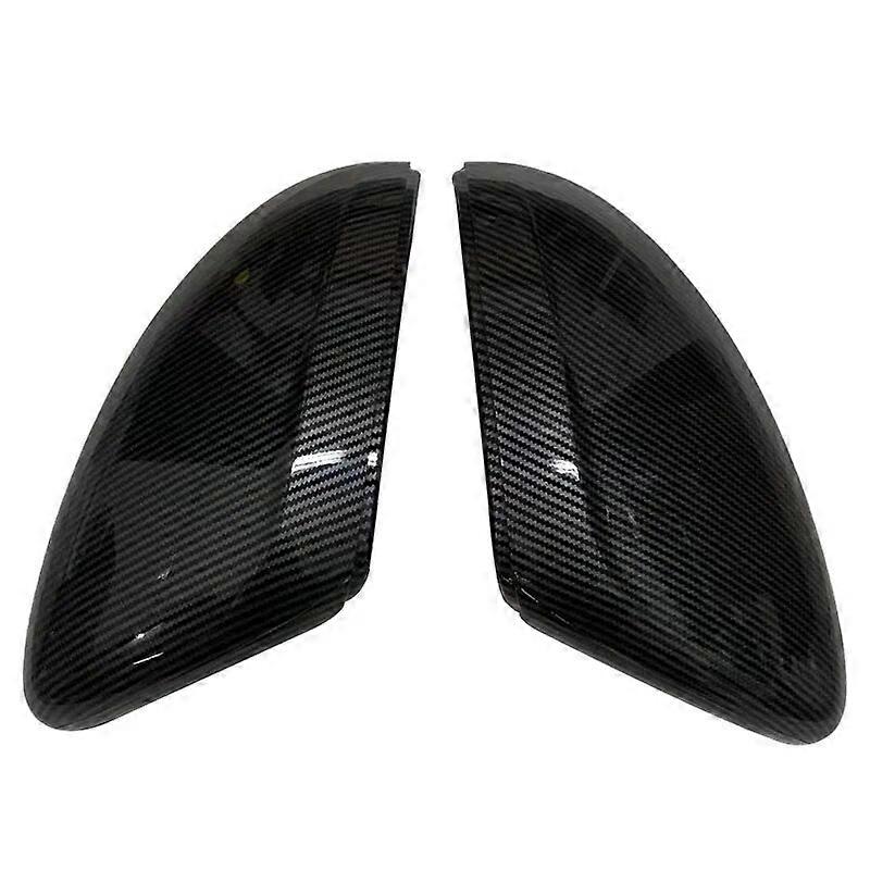 2Pcs For Peugeot 208 / 2008 2012-2018 Side Door Rearview Mirror Cover Trims Car Accessories Left + Right Side Replacement StyleMotor Vehicle Mirrors