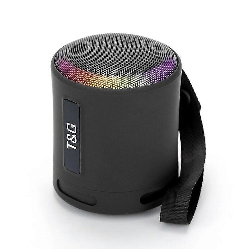 TG373 RGB Wireless Bluetooth-Compatiable Speaker Outdoor Subwoofer Colorful Light TWS Music Center System Support TF Card Audio Components