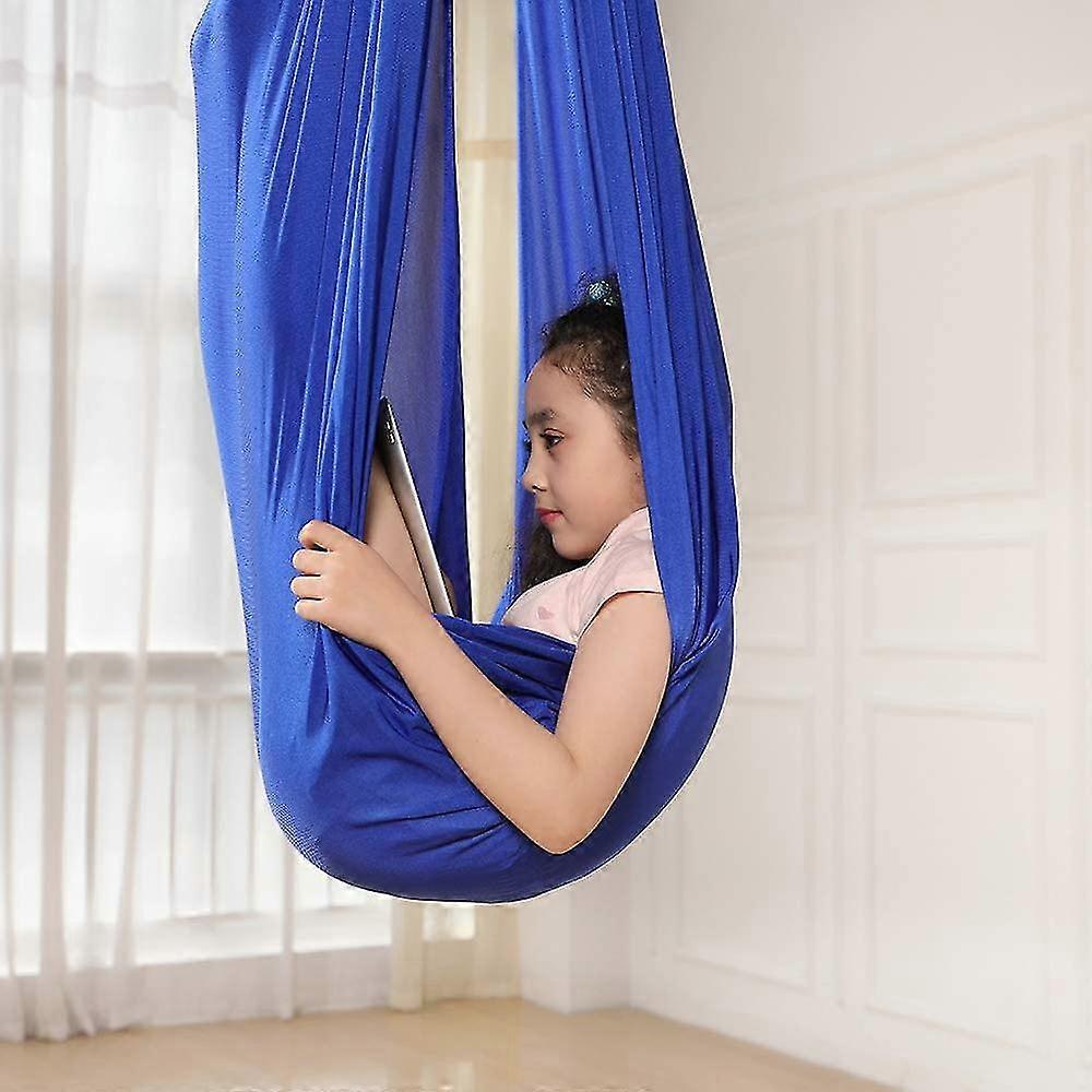 Kinder Schaukeln Hängematte, Indoor Schaukel Elastische Kuschel Hängematte Sensorische Schaukel Ideal für ADHS, Asperger