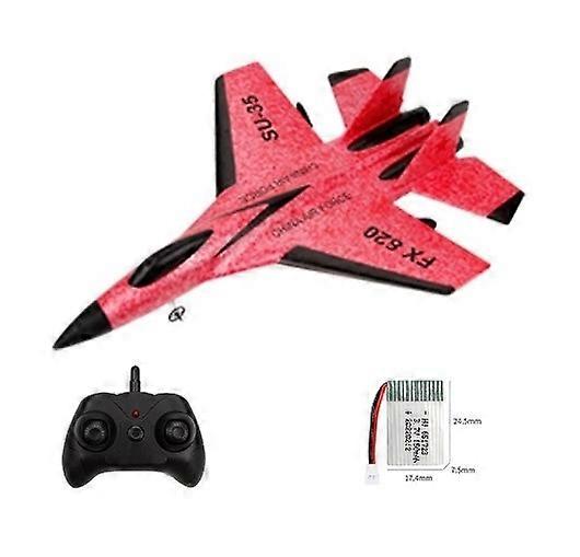 RC Foam Aircraft SU-35 SU-57 2.4G Aircraft With LED Wireless Electronic Control Glider Fixed Wing Aircraft Foam Boys Outdoor Toy