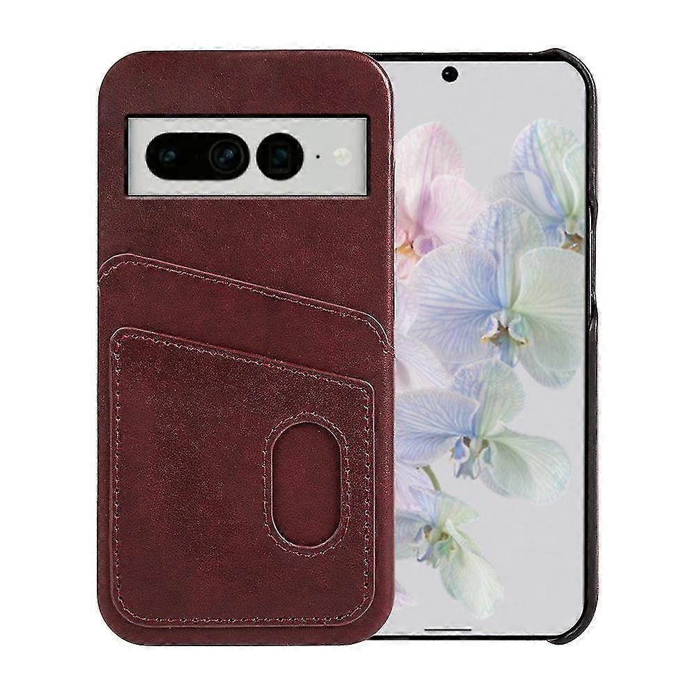Wallet Case Compatible With Google Pixel 7 Pro/7, Slim Pu Leather + Soft Tpu Bumper Shockproof Cover