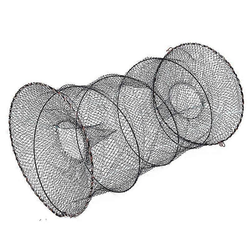 Crab Cage Shrimp Cage Round Folding Spring Cage Fishing Net