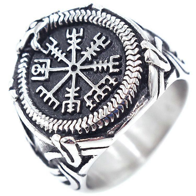 Új 2024-es arrvials skandináv mitológia készlet viking amulett rúna férfi gyűrű iránytű rúna totem viking odin ékszerek