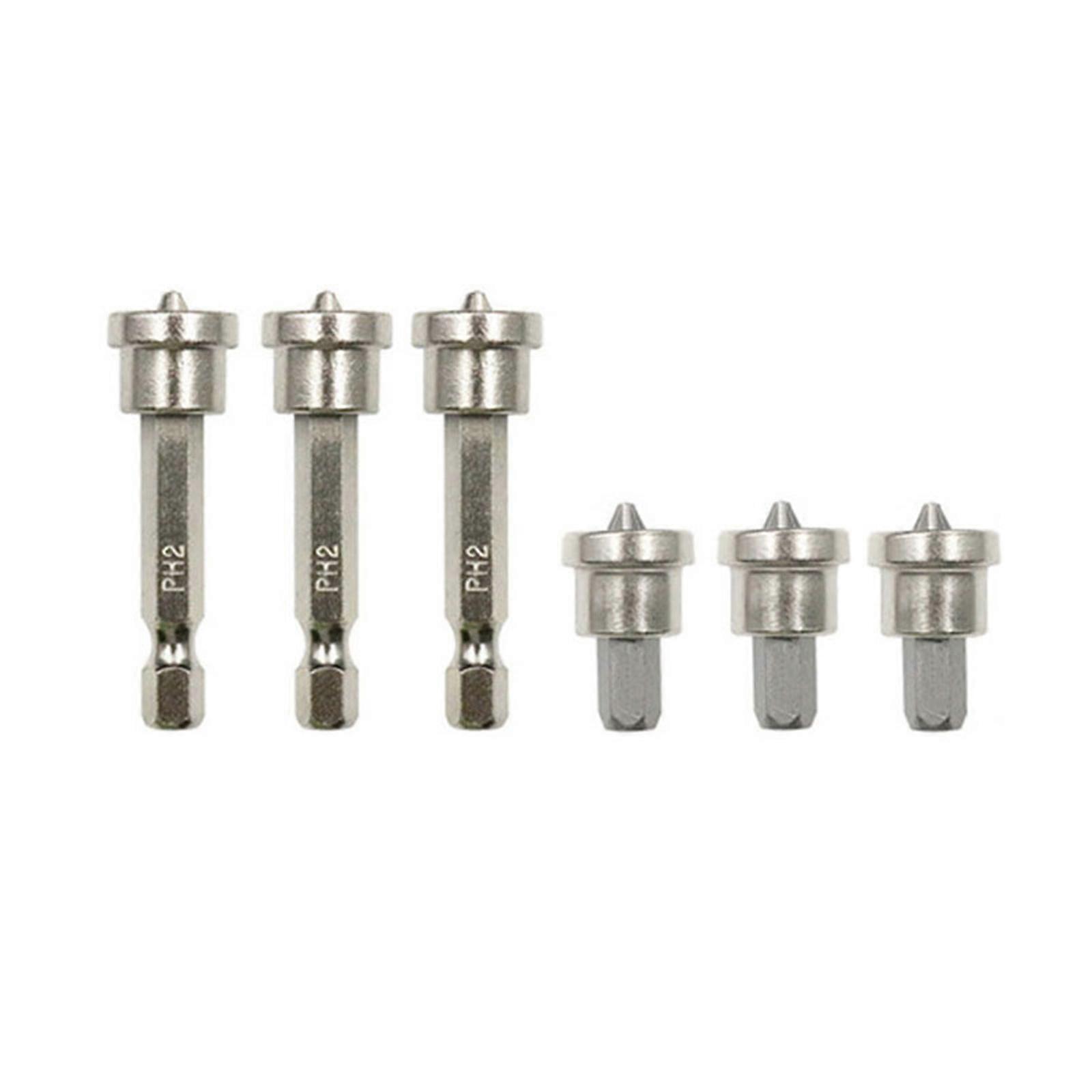 5/6/10 Pcs Magnetic Positioning Screwdriver Bits Woodworking Screw Hex Shank