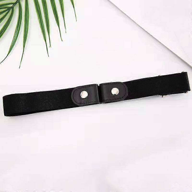 Women's hole free decorative style lazy belt versatile jeans invisible elastic traceless elastic student belt
