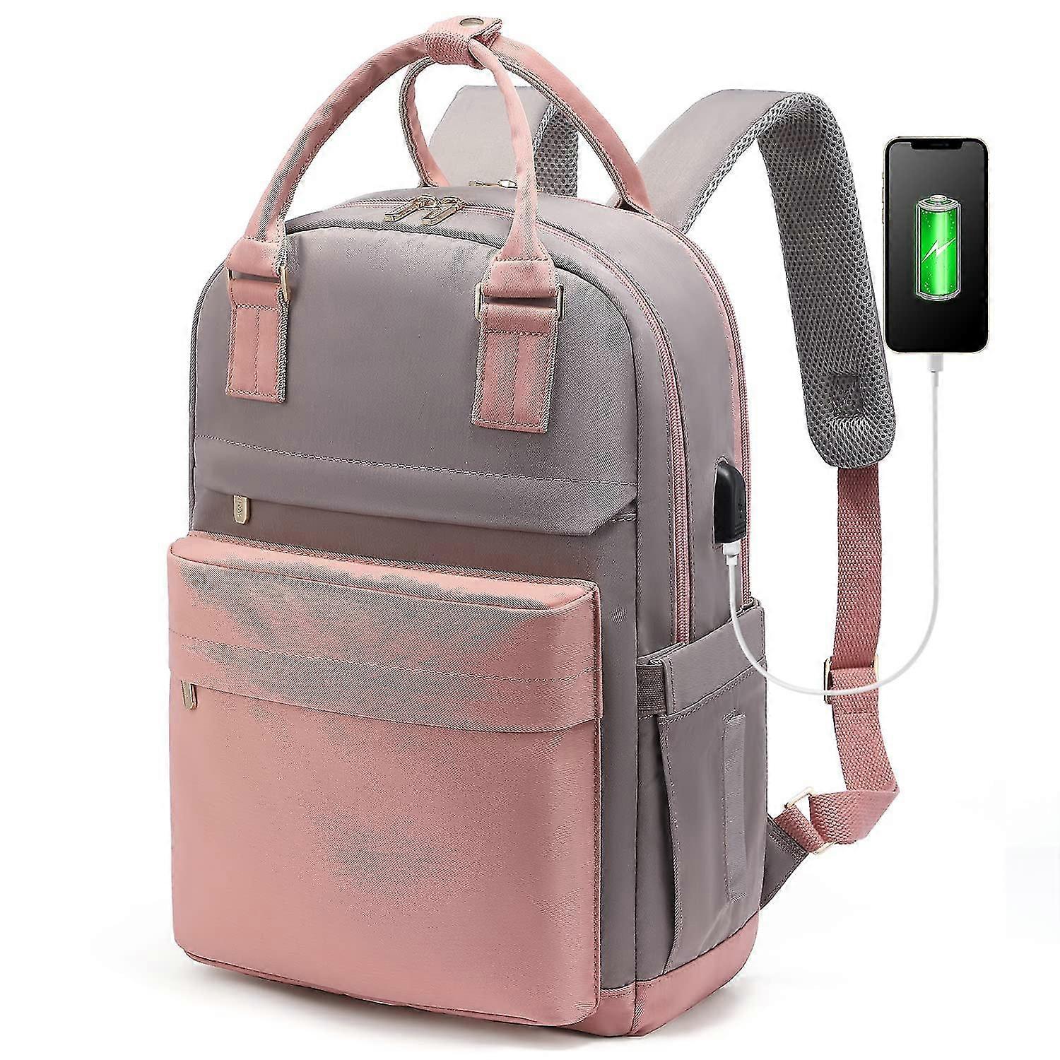 Nouveau sac à dos de mode pour femmes Grande capacité Usb Laptop Backpack Sac de voyage portable Sac d'école