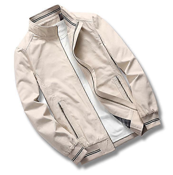 Men's Zip Track Jacket Outdoor Windproof Coat Casual Lightweight Jacket