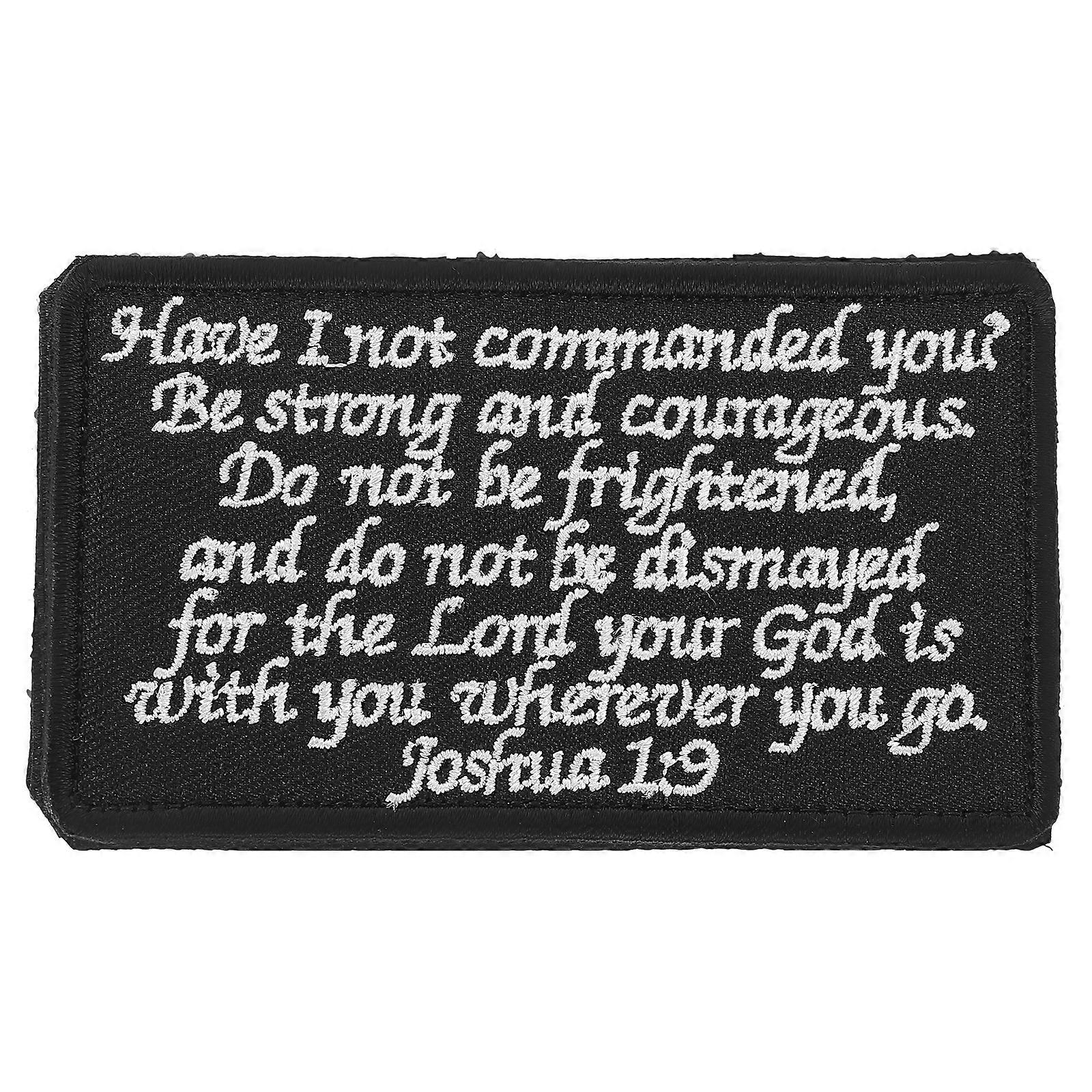 Present Stickers Clothes Bible Patch Hat Appliance Patch Patches Bible Embroidered Patch