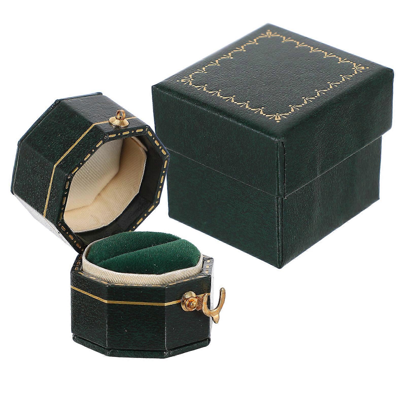 Bulk Gift Boxes Jewelry Ring Holder Ring Box Proposal Ring Case Ring Container Vintage Ring Box