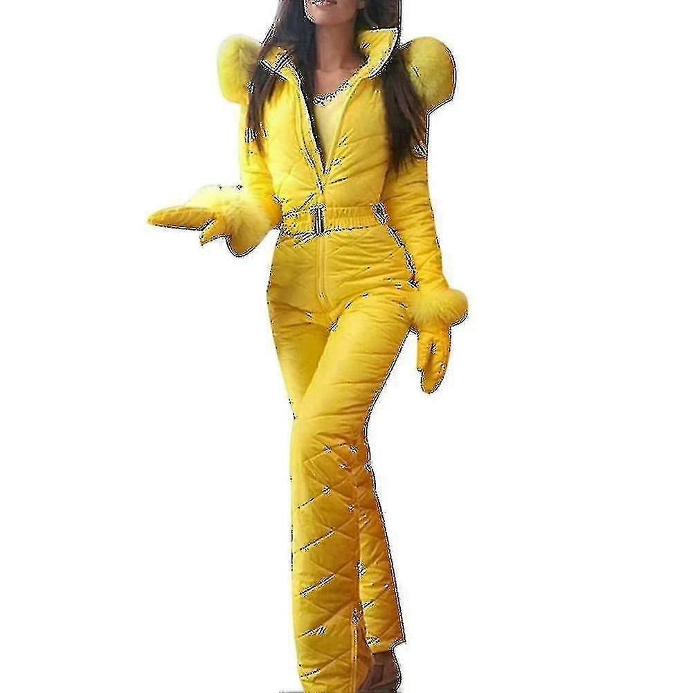 Γυναίκες Ζεστό Snowsuit Υπαίθριο αθλητικό παντελόνι Κοστούμι σκι Αδιάβροχο Jumpsuit
