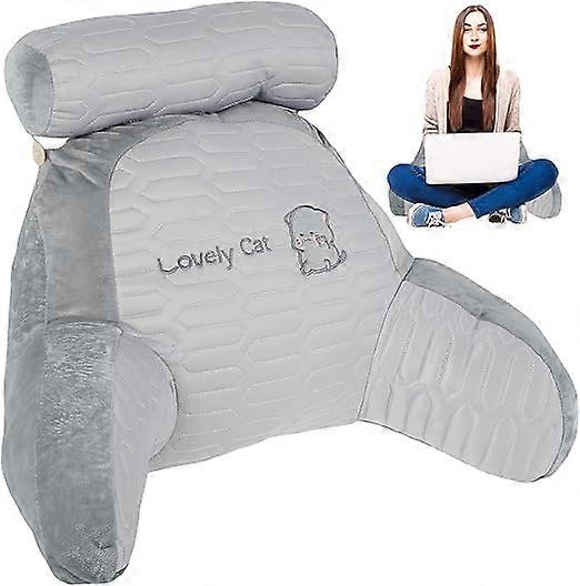 Reading Pillow for Bed Lovely 2 In 1 Backrest Pillows 23.617.77.8in Multifunctional Sofa and Bedside Cushion Soft Detachable Reading Back Support Rest