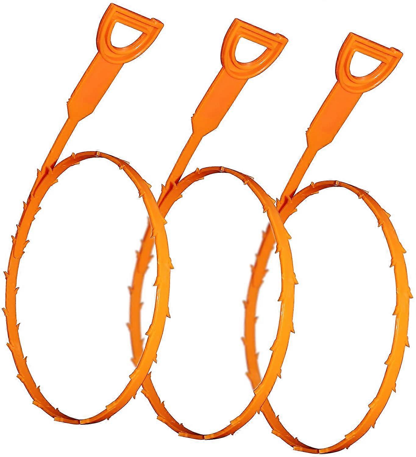 3pcs 20inch. Removedor de entupimento de ralo de cabelo SON e ferramenta de limpeza de cobra (6pcs 20 polegadas)