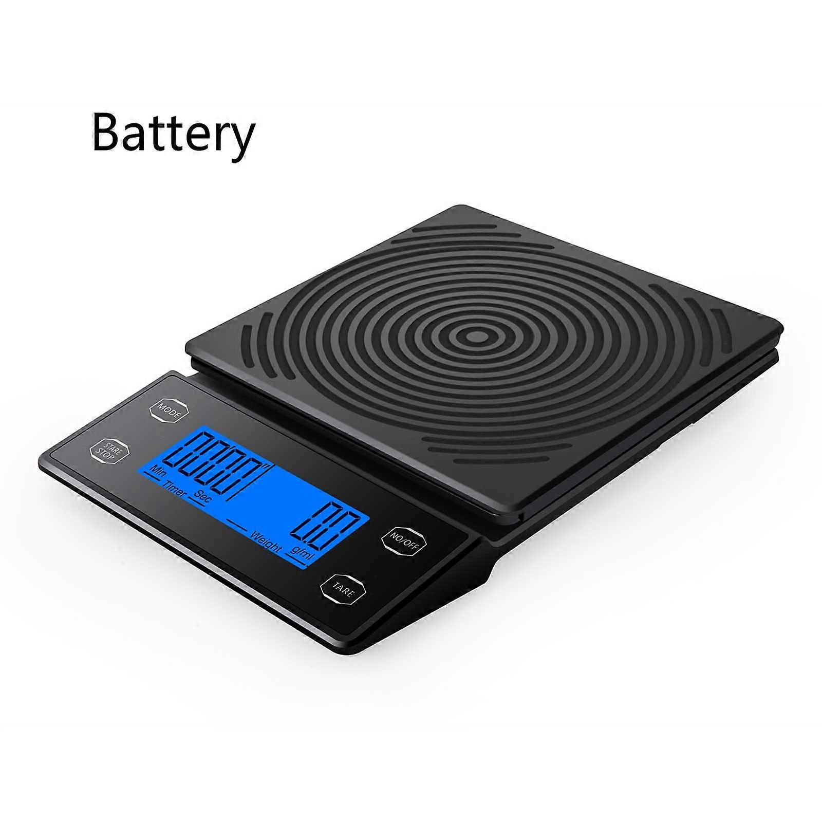 Portable Drip Espresso Scale with Backlit Digital Coffee Scale Tare Function