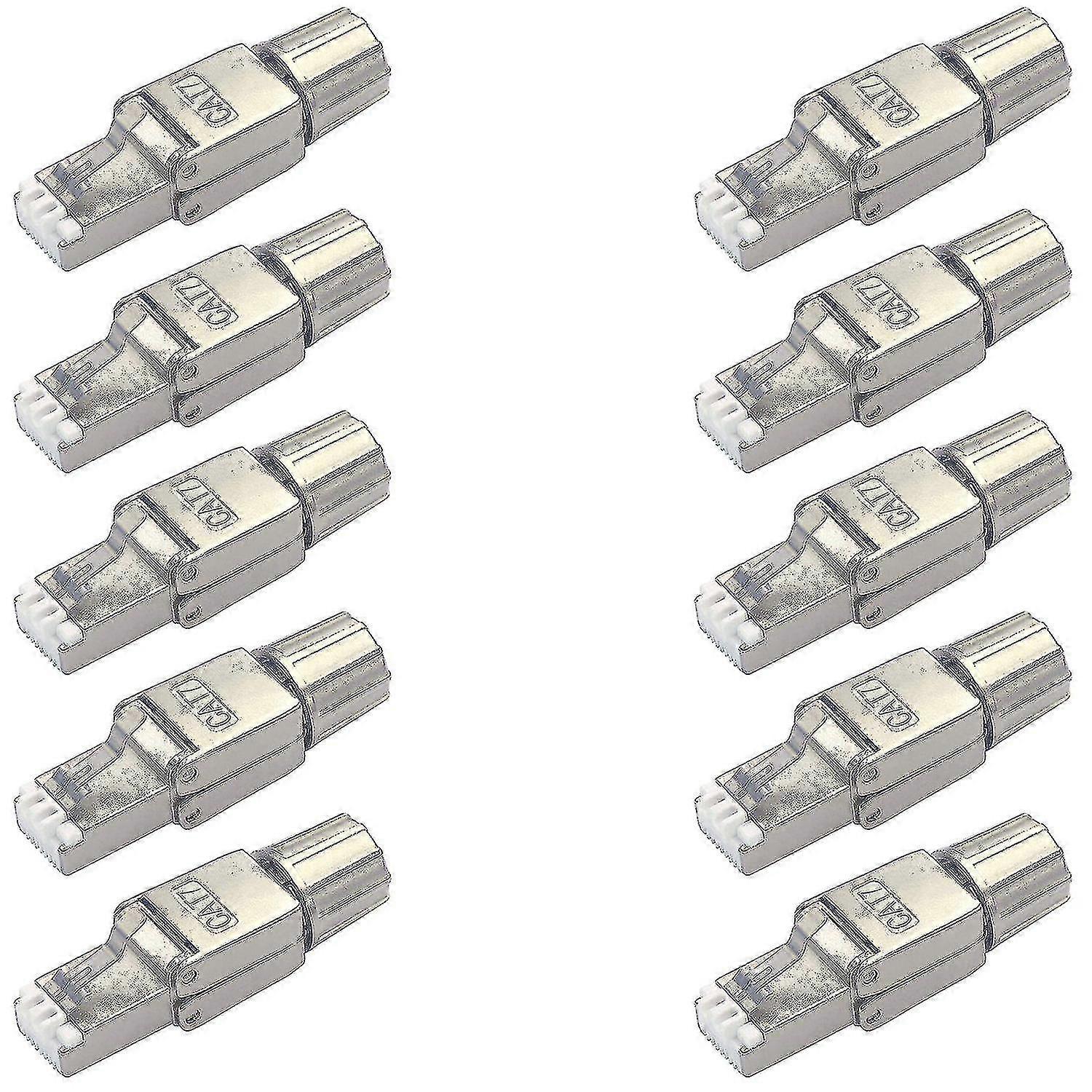 Cat7 Connectors Tool-free Reusable Ethernet Termination Plugs