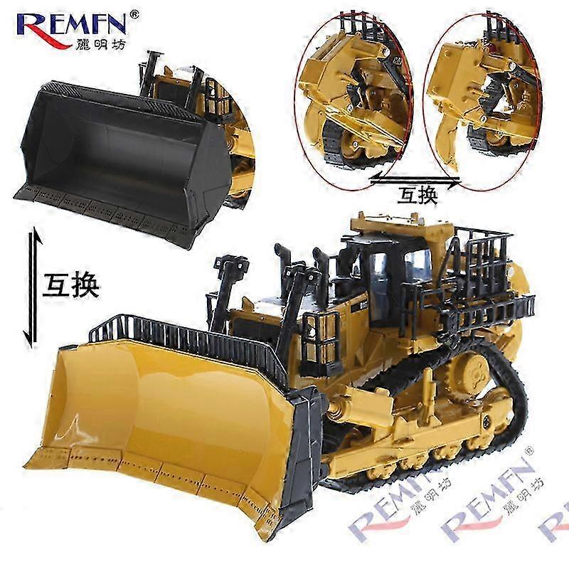 DM Cat D11 キャタピラー ブルドーザー エンジニアリング トラック 合金モデル 85637 付属品 2 セット付き 1:64--Uki