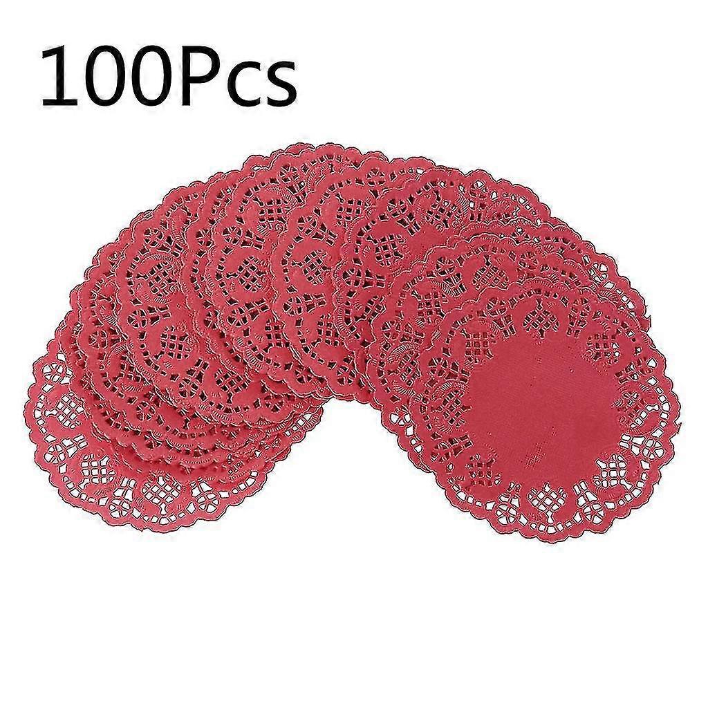 3.5 "الدانتيل ورقة كعكة المفارش خبز النفط امتصاص ورقة البيتزا ورقة الحصير ديكور - JA