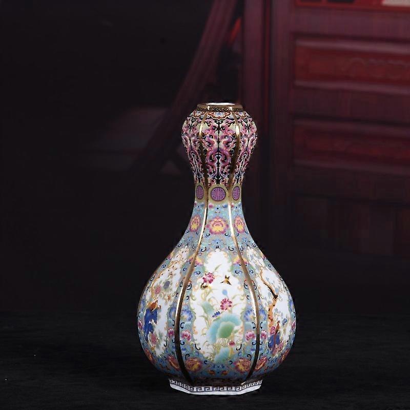 Handcrafted Jingdezhen Ceramic Vase, Collectible Artwork