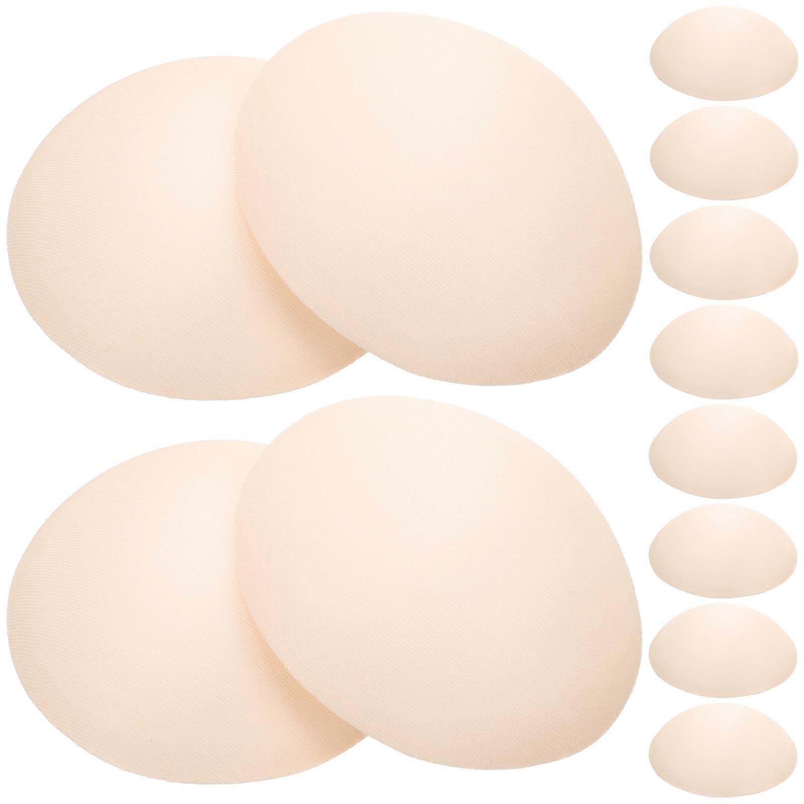 3 Pairs Bra Pads Pushup Superior Sponge Bra Cup Insert Pad Push Up 90L (Skin Color)