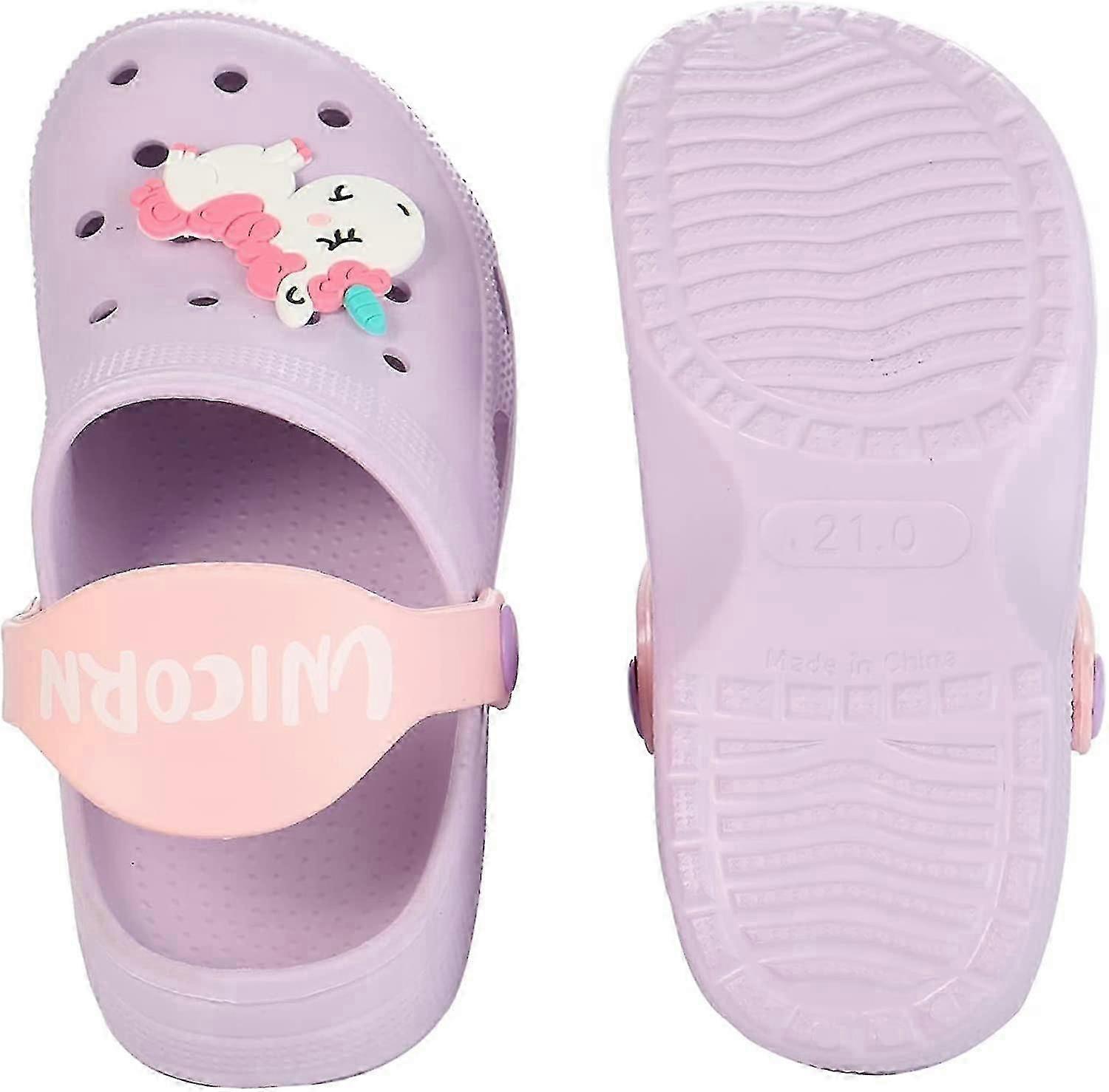 Zoccoli Mare Antiscivolo Zoccoli Bambini Unisex - In EVA Con Motivi Divertenti Per Piscina E Mare Ciabatte Estive - 10