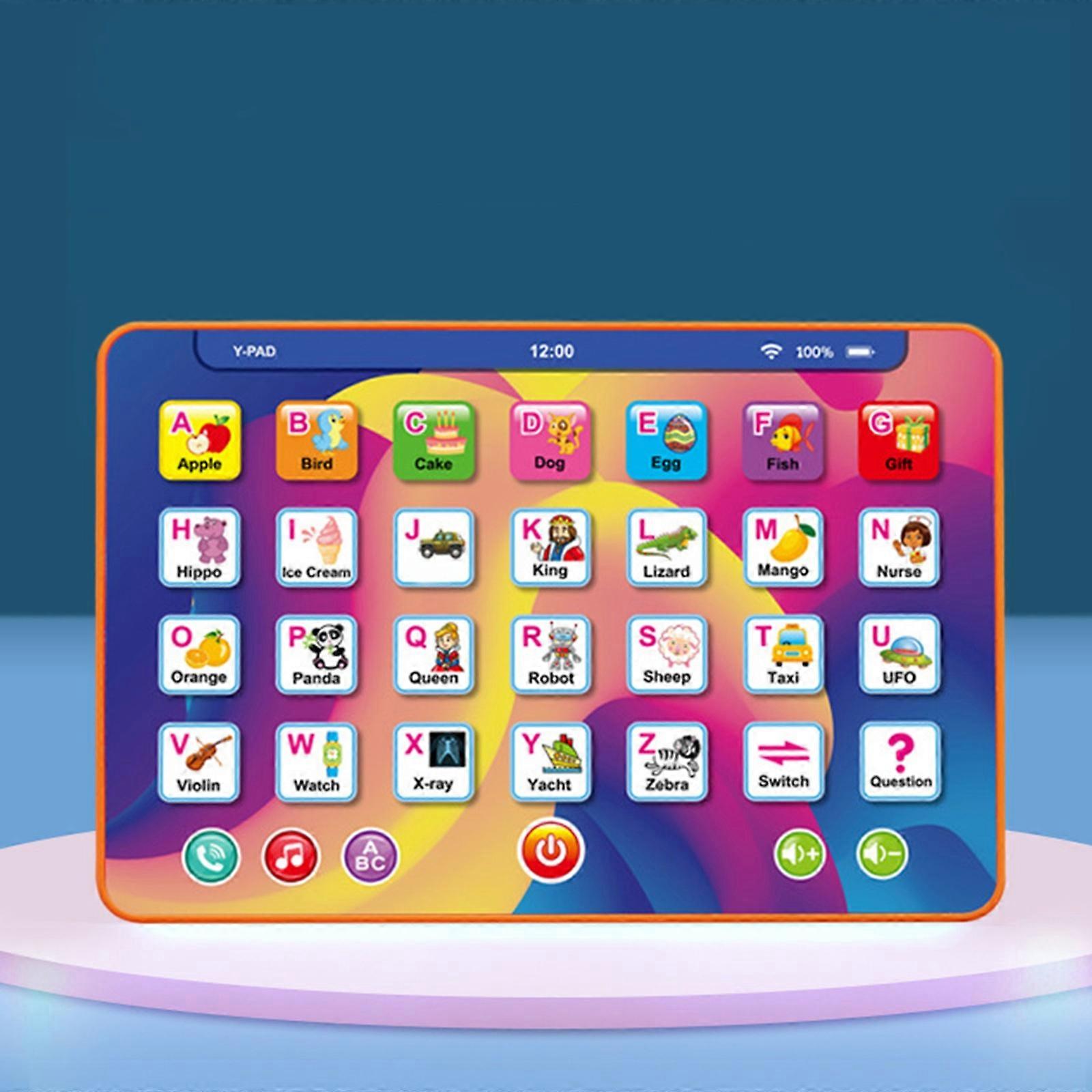 Boys' Learning Tablet - Teach ABC, Math, etc.(Toy Playsets)
