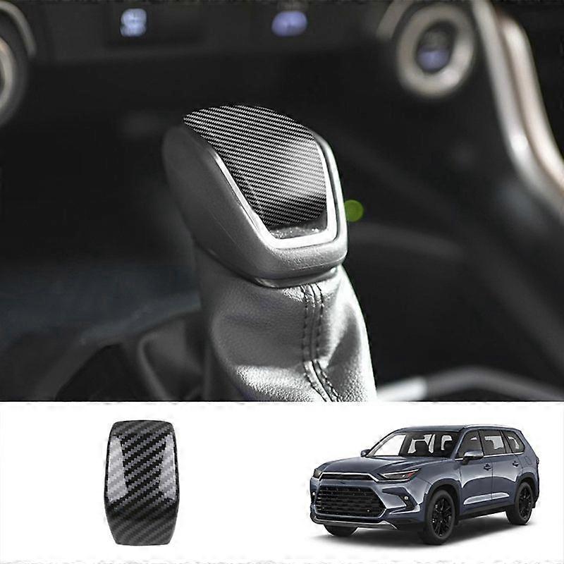 Car Shift Knob Trim Sticker Gear Cover Carbon Fiber Trim for Grand 2024