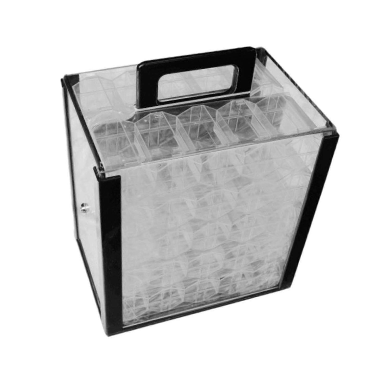 Chip Carrier Display Acrylic Chip Case for Parties Gaming Accessories Family