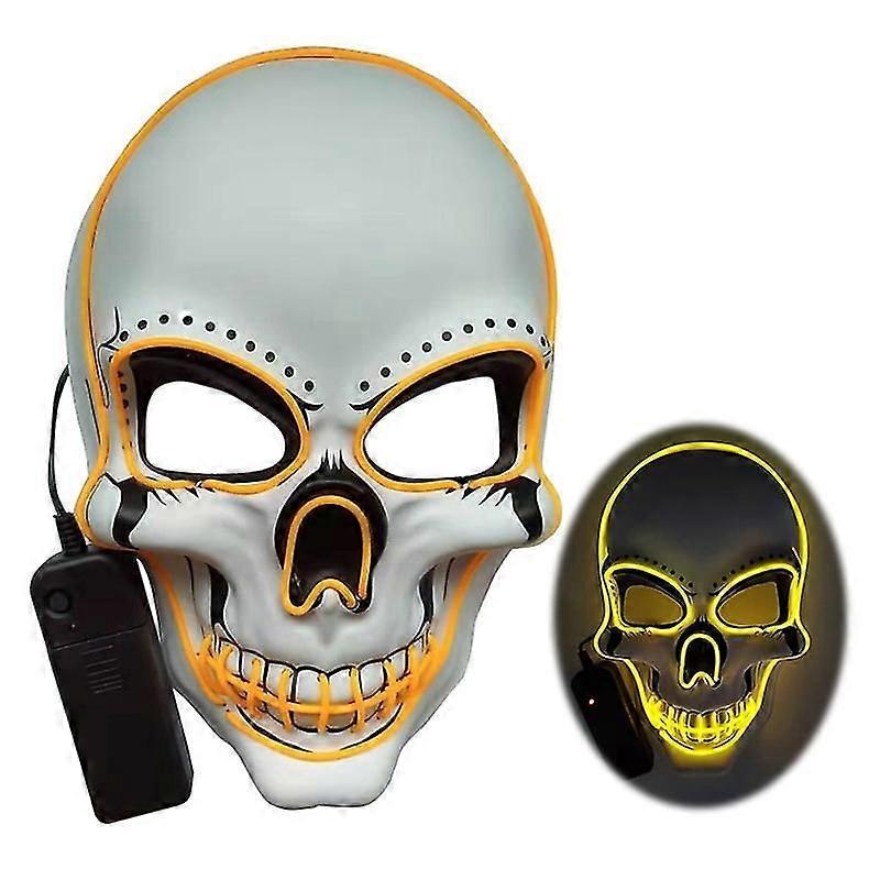 Led Glow Mask Luminous Mask Game Props Glowing