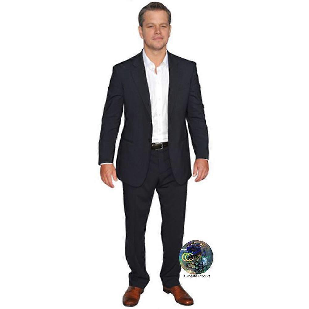Matt Damon (Suit) Cardboard Cutout (lifesize OR mini size). Standee. Stand Up.