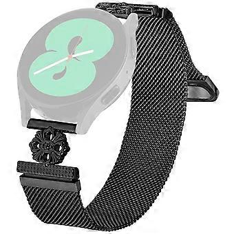 Type A For Huami Amazfit GTR Mini Milanese Band Flower Stainless Steel Magnetic Mesh Watch Strap