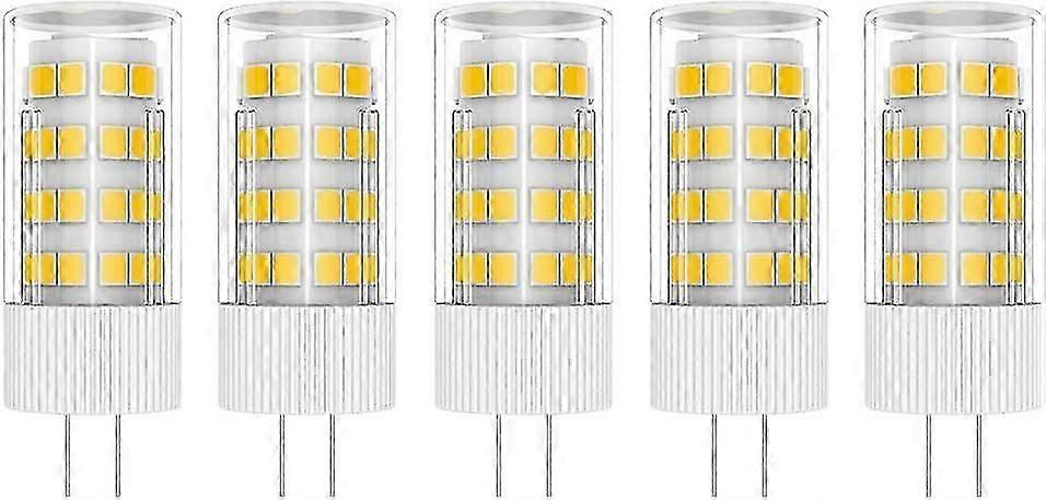 5X G4 LED Lamp 5W Bulb Lamp 51 SMD 2835LEDs Warm White 3000K 400LM Equivalent to 50W Halogen Lamp AC 220V[Energy Class A+]