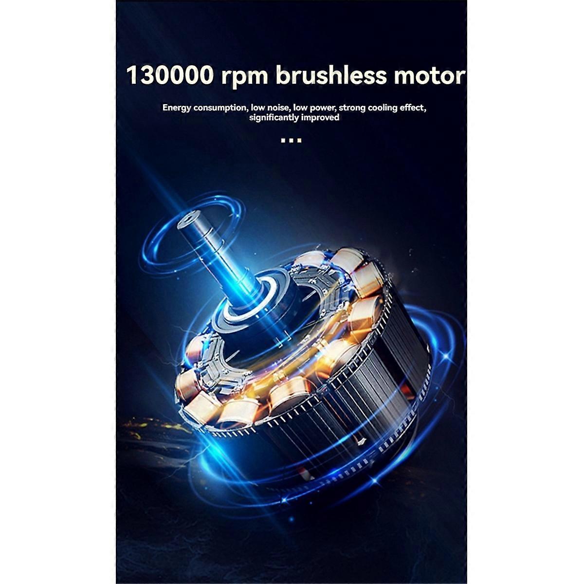 Powerful Turbo Blower Fan Air Duster Kit Duster High-Speed Electric130000RPM Air Blower Fan for Car Computer Keyboard A