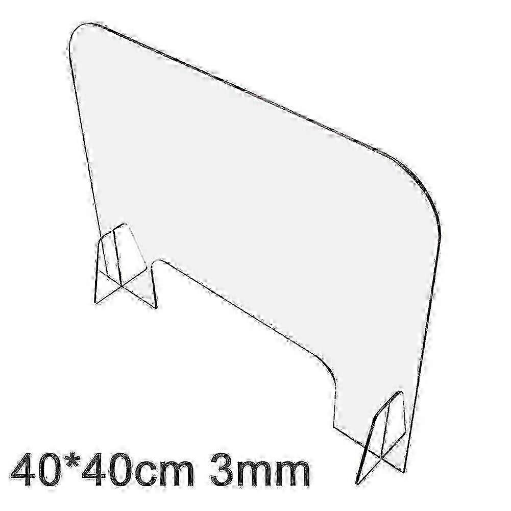 Counter/desk Transparent Acrylic Anti-sneeze Droplet Isolation Board