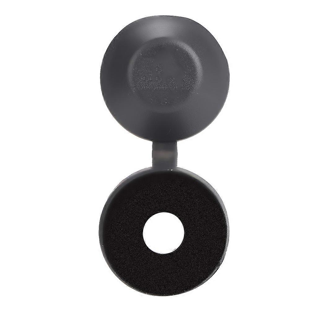 100Pcs Arc Screw Covers Waterproof PP Screw Shield Cap Lid(Dark Gray)